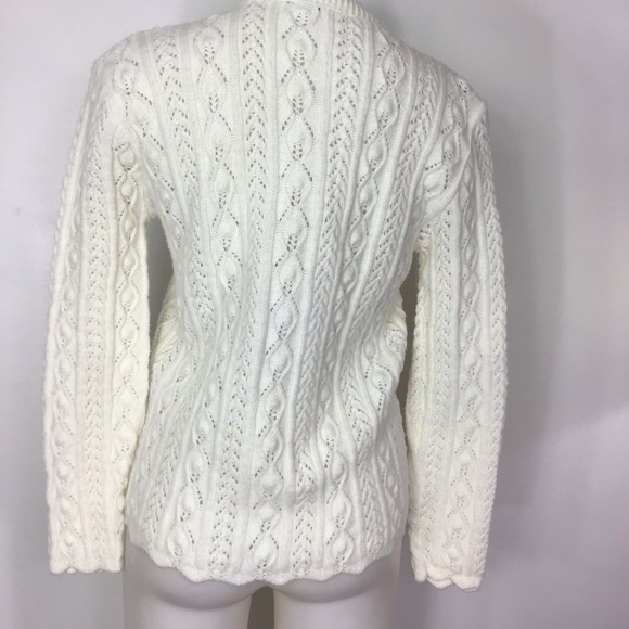 Vintage Cable-knit Cardigan Small - Picture 6 of 6